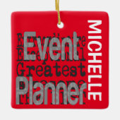 Event Planner Extraordinaire CUSTOM Keramisch Ornament (Voorkant)