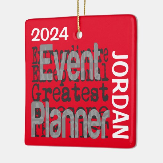 Event Planner Extraordinaire CUSTOM Keramisch Ornament (Links)