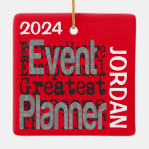 Event Planner Extraordinaire CUSTOM Keramisch Ornament