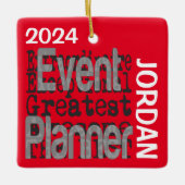 Event Planner Extraordinaire CUSTOM Keramisch Ornament (Voorkant)