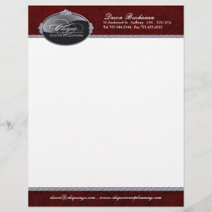 Event Planner Letterhead Gepersonaliseerd Briefhoofd