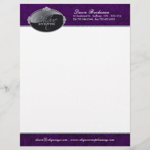 Event Planner Letterhead Persoonlijk Briefhoofd