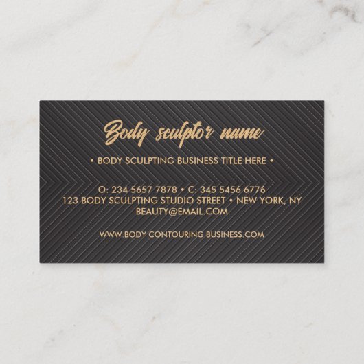 Event Planner Luxury Visitekaartje (Achterkant)