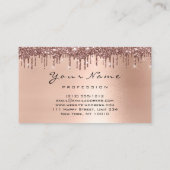 Event Planner Roos Crown Glitter Drivers VIP Royal Visitekaartje (Achterkant)