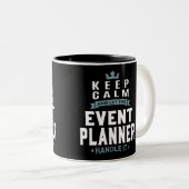 Event Planner Tweekleurige Koffiemok (Voorkant rechts)