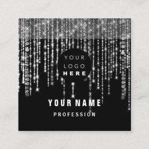 Event PLANNER Unieke Eyeash Logo VIP Vierkante Visitekaartje