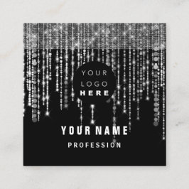 Event PLANNER Unieke Eyeash Logo VIP Vierkante Visitekaartje