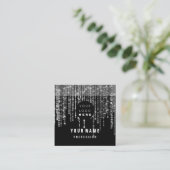 Event PLANNER Unieke Eyeash Logo VIP Vierkante Visitekaartje (Staand voorkant)