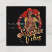 Event Planner Vierkante Visitekaartje (Voorkant)