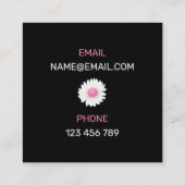 Event Planner Vierkante Visitekaartje (Achterkant)