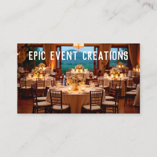 Event Planner Visitekaartje (Voorkant)