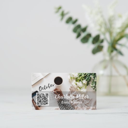 Event Planner Visitekaartje (Staand voorkant)