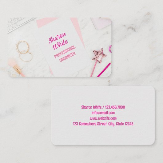 Event Planner Visitekaartje (Voorkant / Achterkant)