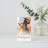 Event Planner Vrouw Business Visitekaartje (Staand voorkant)