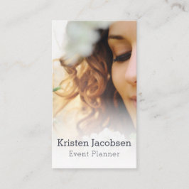 Event Planner Vrouw Business Visitekaartje