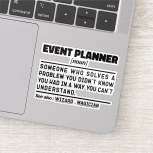 Event Planner zelfstandig naamwoord definitie plan Sticker