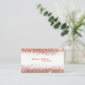 Event Planning Roos Gold Modern Visitekaartje (Staand voorkant)