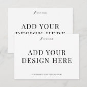 Event Response Card Printing 3.5x5" Custom RSVP Kaartje (Voorkant / Achterkant)