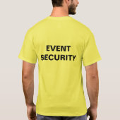 Event Security T-Shirt (Achterkant)
