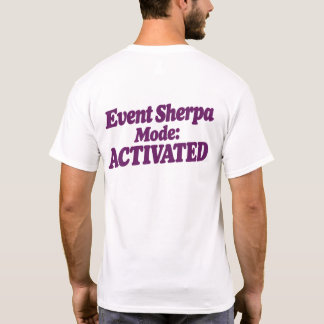 Event Sherpa-modus: GEACTIVEERD T-shirt