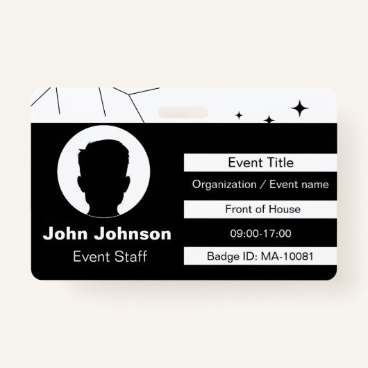 Event Staff Badge (Voorkant)