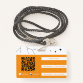 Event Staff Badge (Achterkant met draagriem)