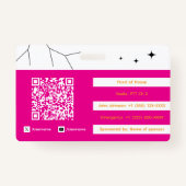 Event Staff Badge (Achterkant)