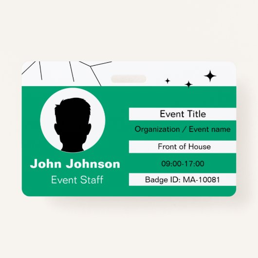 Event Staff Badge (Voorkant)