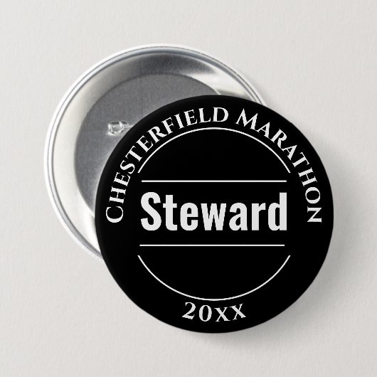 Event Steward Badge Button (Voorkant /achterkant)