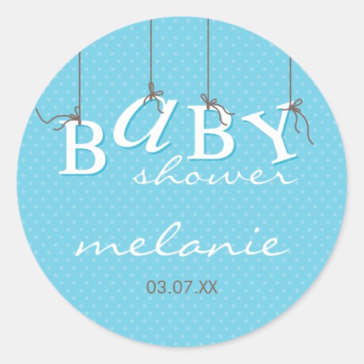 EVENT STICKER :: baby letters 8 (Voorkant)