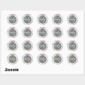 EVENT STICKER:: fizzy spots 3 Ronde Sticker (Vel)