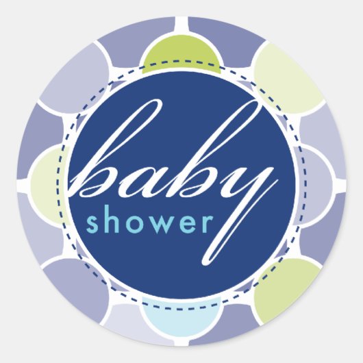 EVENT STICKER:: fizzy spots 6 Ronde Sticker (Voorkant)