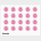 EVENT STICKER:: fizzy spots 9 Ronde Sticker (Vel)