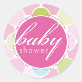 EVENT STICKER:: fizzy spots 9 Ronde Sticker