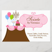 Event Stylist and Design Dessert Buffet Flyer (Voorkant)