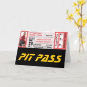 Event Ticket Kaart (Gele Bloem)