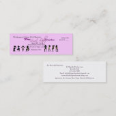 Event  Ticket (Vrouwen) (Voorkant / Achterkant)