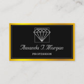 Event Wedding Planner Diamond Gold Lijst VIP Visitekaartje (Voorkant)