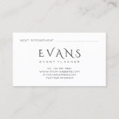 Event Wedding Planner Stippen Golden Lights ingeli Afsprakenkaartje (Achterkant)