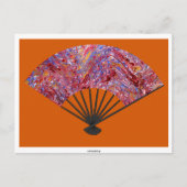 Eventail marbré briefkaart (Voorkant)