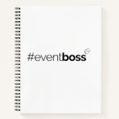 #eventbaas notebook notitieboek (Voorkant)