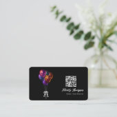 Eventcoördinator QR-code Visitekaartje (Staand voorkant)