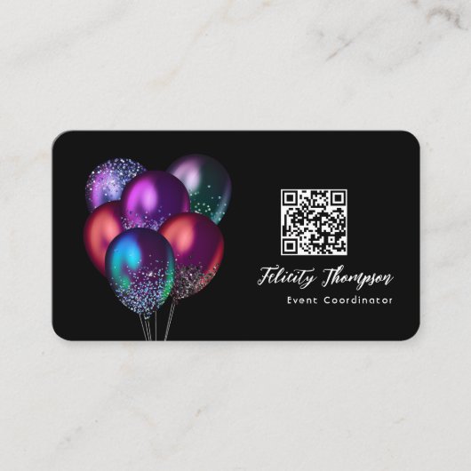 Eventcoördinator QR-code Visitekaartje (Voorkant)