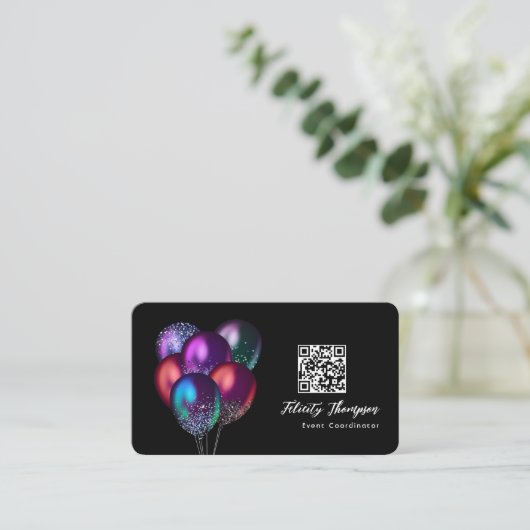 Eventcoördinator QR-code Visitekaartje (Staand voorkant)