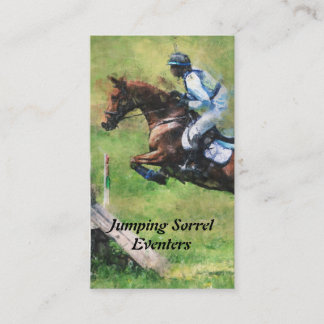Eventer cross-country springen visitekaartje