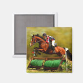 Eventer - Horse Art Magneet (Voorkant / Achterkant)