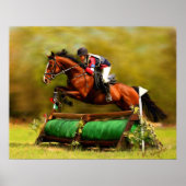 Eventer - Horse Art Poster (Voorkant)