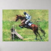 Eventer springen poster (Voorkant)