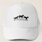 Eventer with Three Jumping Horses Trucker Pet (Voorkant)