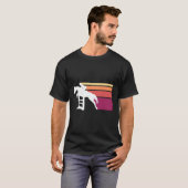 eventing horse jumping t-shirt (Voorkant volledig)